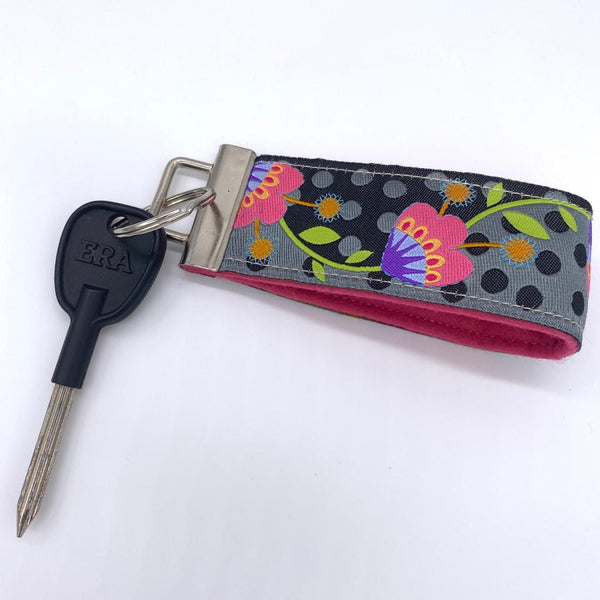Wristlet Keychain Fabric Key Fob Key Chain Keychain 