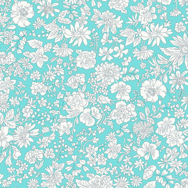 BACKING FABRIC 108" Wide: Liberty | Emily Blossom: 0166W7411A MERMAID: 5 METRE PRECUT