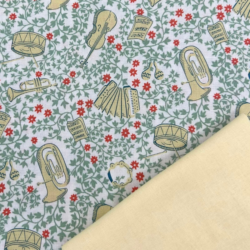 Half Metre Heaven: Liberty | Garden Party 'Musical Meadow' Green 7337B + Lemon