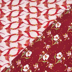 Double Designer HMH: Bari J for Art Gallery Fabrics | Charlotte 'Dancing Grace' Rouge CTT46703 + 'Wing Haven' Blush CTT46706