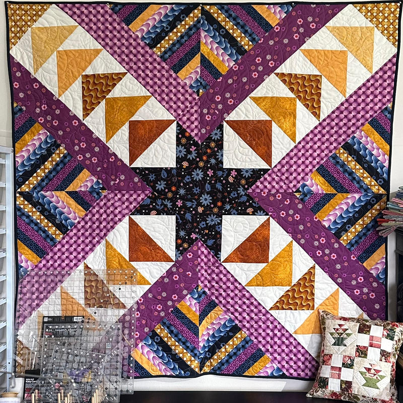 INSTRUCTIONS: Flying Star Quilt Pattern: DIGITAL DOWNLOAD