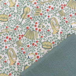 Half Metre Heaven: Liberty | Garden Party 'Musical Meadow' Green 7337B + Misty Blue