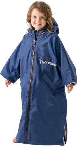 Ready Made: Frostfire | Moonwrap Kids' Waterproof Changing Robe: Size XS: NAVY