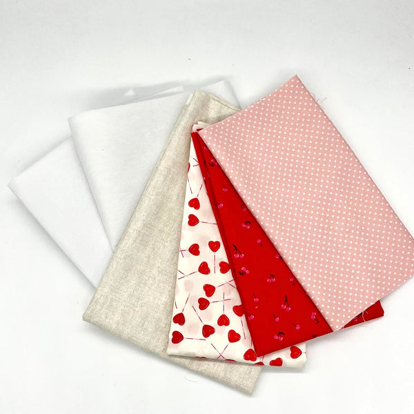 FABRIC KIT: Woven With Love Cushion: Kit 1  - AGF Studio for Art Gallery Fabrics 'Love Struck' option