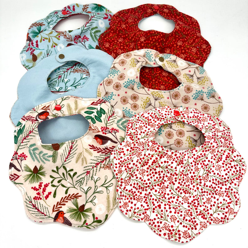 INSTRUCTIONS: Reversible Scalloped Bib: PRINTED VERSION