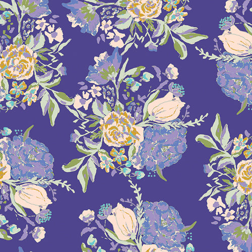 BOLT END SALE: Bari J for Art Gallery Fabrics | Charlotte 'The Solarium' Dark CTT36705: Approx 1.5m