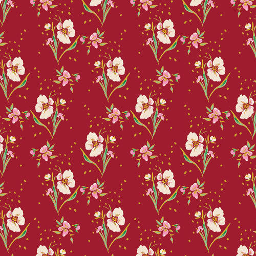 Double Designer HMH: Bari J for Art Gallery Fabrics | Charlotte 'Dancing Grace' Rouge CTT46703 + 'Wing Haven' Blush CTT46706