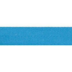 TRIM: Essential Trimmings | Cotton Herringbone Tape: 20mm (¾") Wide: 021 MID BLUE: by the METRE