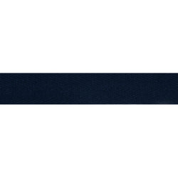 TRIM: Essential Trimmings | Cotton Herringbone Tape: 20mm (¾") Wide: 022 NAVY BLUE: by the METRE