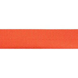 TRIM: Essential Trimmings | Cotton Herringbone Tape: 20mm (¾") Wide: 071 ORANGE: by the METRE