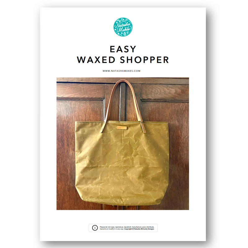 INSTRUCTIONS: Easy Waxed Shopper: PRINTED VERSION