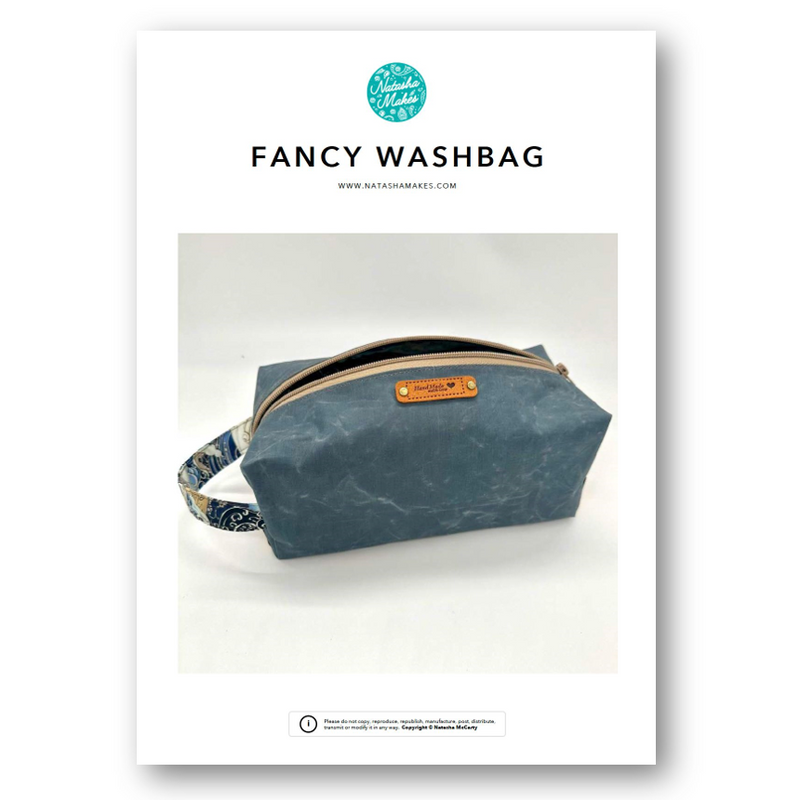 INSTRUCTIONS: Fancy Washbag: PRINTED VERSION