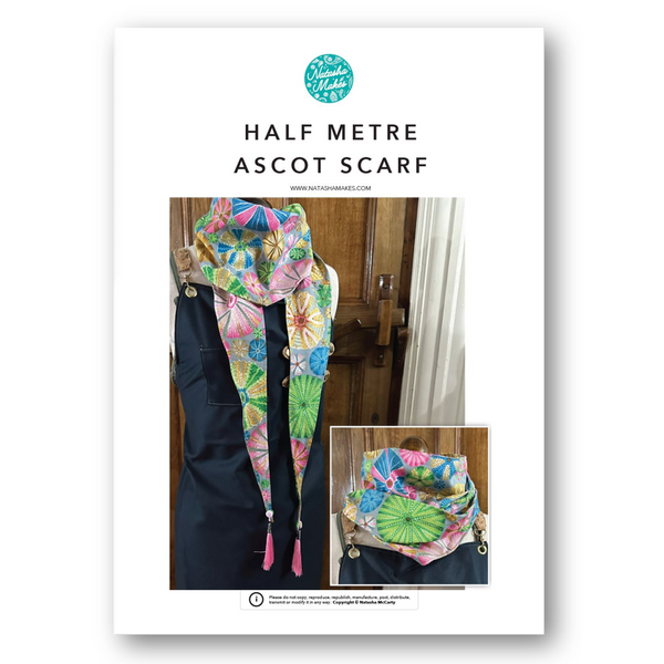 INSTRUCTIONS: ½m Ascot Scarf: PRINTED VERSION