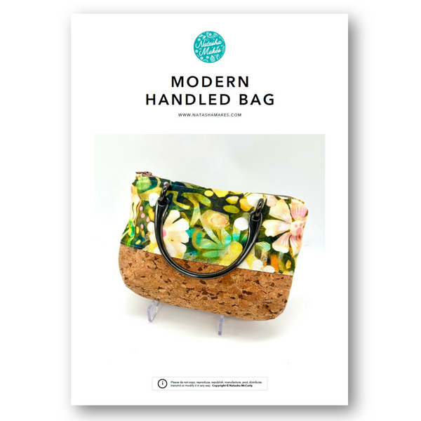 INSTRUCTIONS: Modern Handled Bag: PRINTED VERSION