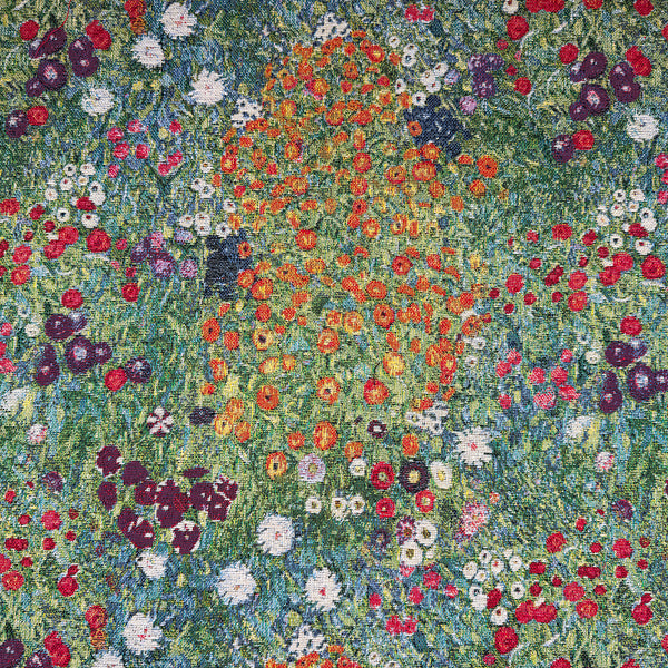 Chatham Glyn | Luxury Weight Cotton Rich Tapestry Fabric 'Monet Flower Garden' NWART004: by the METRE