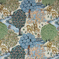 Chatham Glyn | Luxury Weight Cotton Rich Tapestry Fabric 'The Brook' Natural NWW023: by the METRE