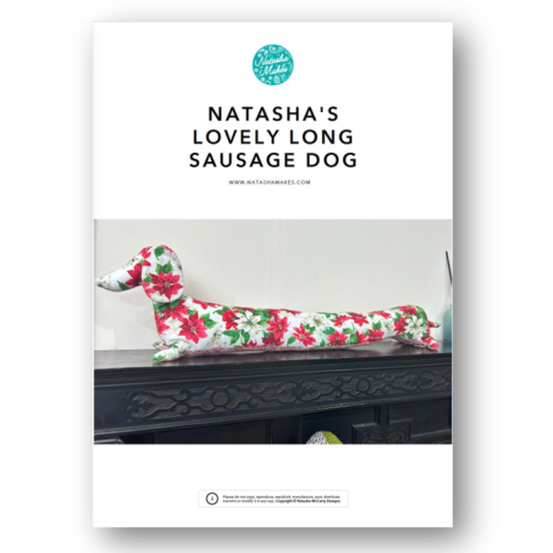 INSTRUCTIONS: Natasha's Lovely Long Sausage Dog: PRINTED VERSION