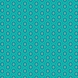 BOLT END SALE: AGF Studio for Art Gallery Fabrics | Oval Elements 'Blue Lagoon' OE918: Approx 2.2m