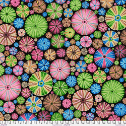 Kaffe Fassett Collective | August 2024 'Urchins' Multi PWPJ125.MULTI: by the 1/2m