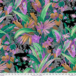 Kaffe Fassett Collective | August 2024 'Jungle' Lavender PWPJ126.LAVENDER: by the 1/2m