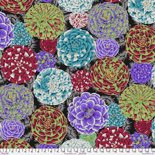 Kaffe Fassett Collective | August 2024 'Japonica' Contrast PWPJ130.CONTRAST: by the 1/2m