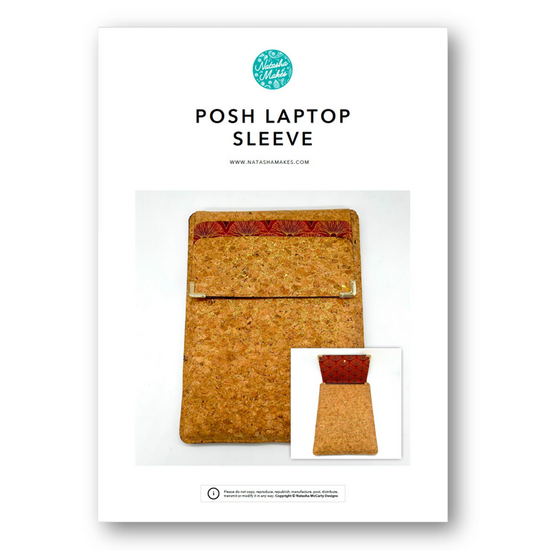 INSTRUCTIONS: Posh Laptop Sleeve: PRINTED VERSION