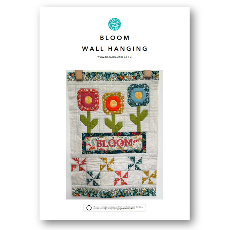 INSTRUCTIONS: Bloom Wall Hanging Pattern: PRINTED VERSION