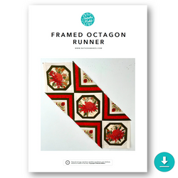 INSTRUCTIONS: Framed Octagon Runner: DIGITAL DOWNLOAD