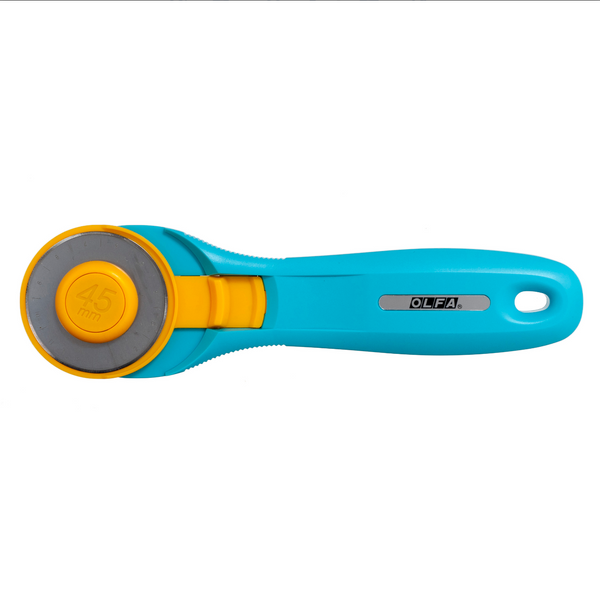 OLFA: Rotary Cutter: 45mm Diameter: 1 Piece: AQUA