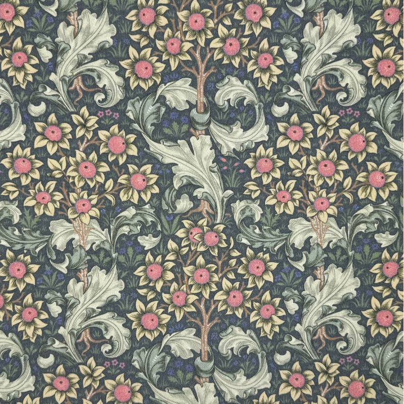 Chatham Glyn | Crafty Outdoor Digital Water-Repellent 'Orchid' COD039 Slate: PRECUT FAT QUARTER