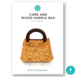 INSTRUCTIONS: Cork and Wood Handle Bag: DIGITAL DOWNLOAD