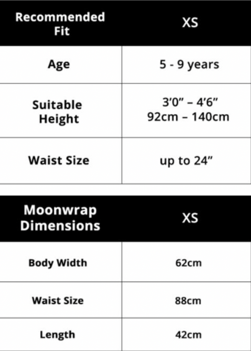 Ready Made: Frostfire | Moonwrap Kids' Waterproof Changing Robe: Size XS: NAVY