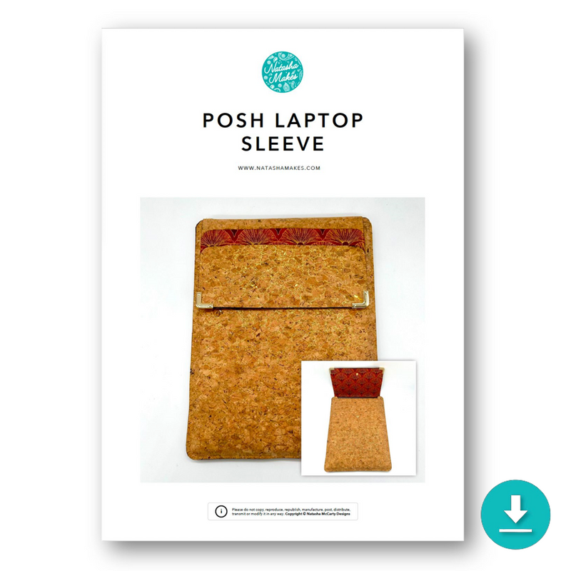 INSTRUCTIONS: Posh Laptop Sleeve: DIGITAL DOWNLOAD