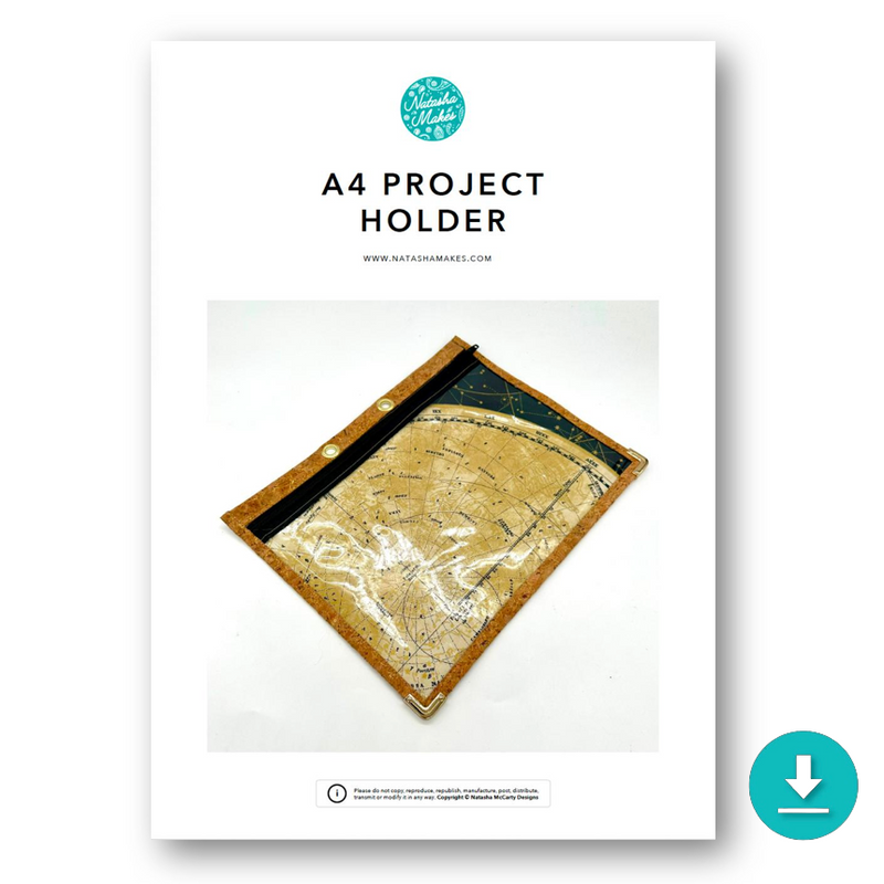 INSTRUCTIONS: A4 Project Holder: DIGITAL DOWNLOAD