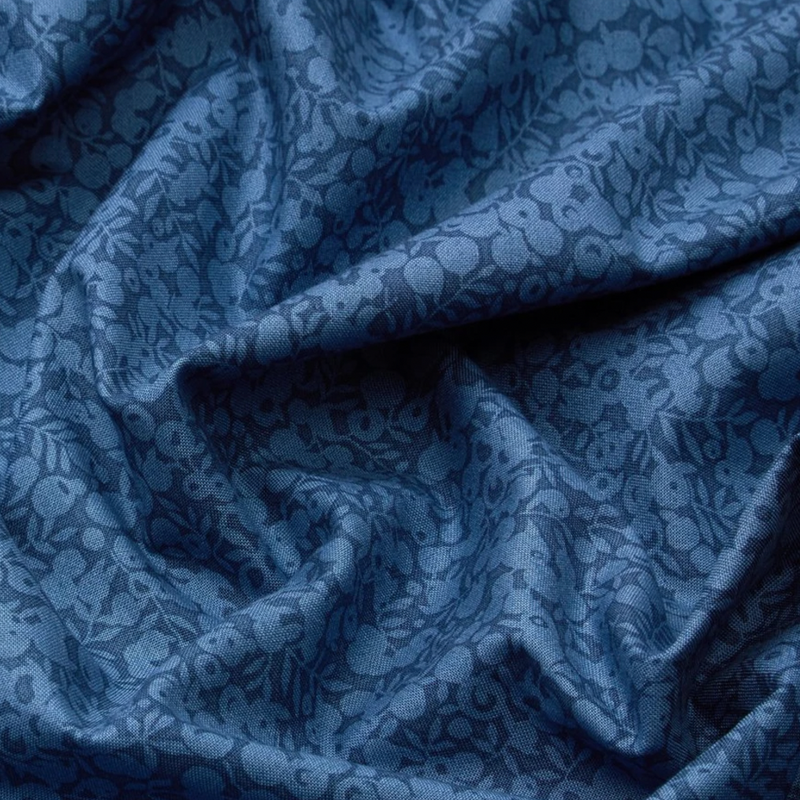 Liberty | Wiltshire Shadow in Indigo 549A: by the ½m