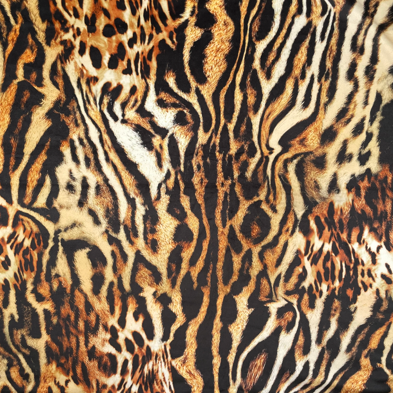 Chatham Glyn | Crafty Velvets 'Bokara' Animal Print CVL027: by the ½m