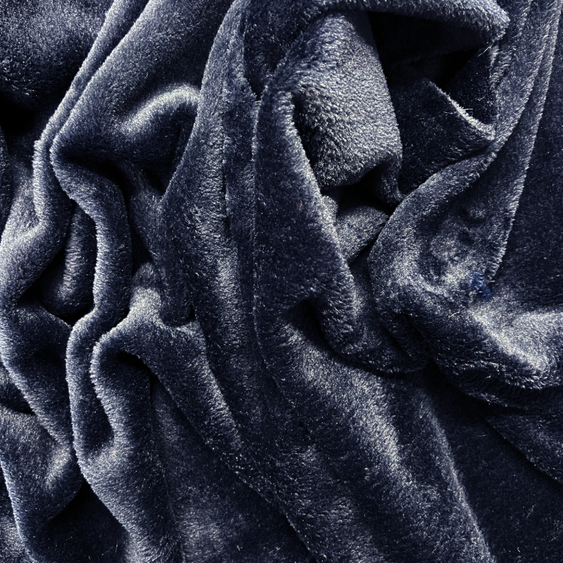 Crafty by Chatham Glyn | Super Soft Luxury Quality Cuddle Fleece: CUD011 Navy: by the METRE