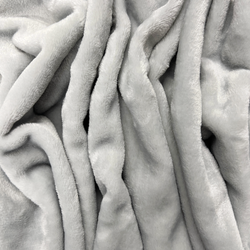 Crafty by Chatham Glyn | Super Soft Luxury Quality Cuddle Fleece: CUD004 Silver: by the METRE