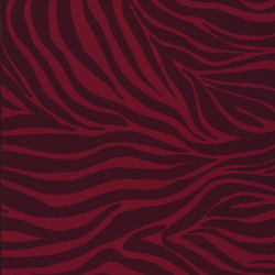 BOLT END SALE: Maria Galybina for Cloud9 Fabrics | Zebras 'Zebra Stripes' Red 227373: Approx 2.7m