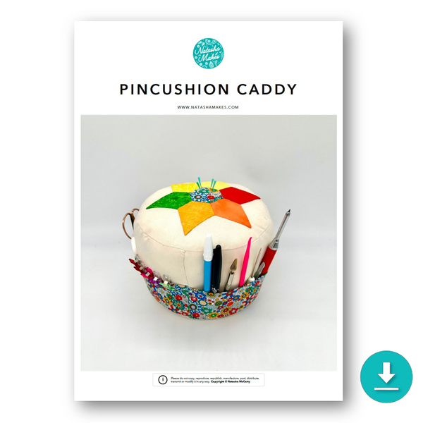 INSTRUCTIONS: Pincushion Caddy: DIGITAL DOWNLOAD