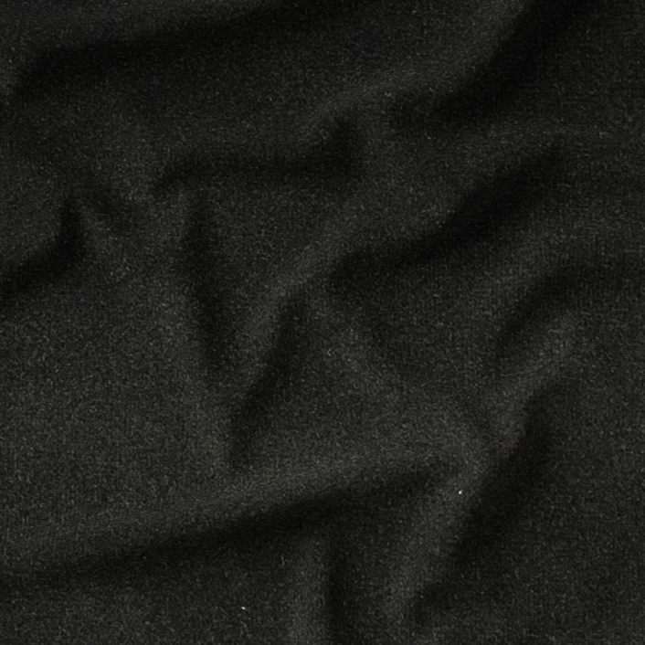 Chatham Glyn | Crafty Velvets 'Plain' CVP00215 Black: by the 1/2m