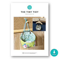 INSTRUCTIONS: The Tiny Tidy: DIGITAL DOWNLOAD