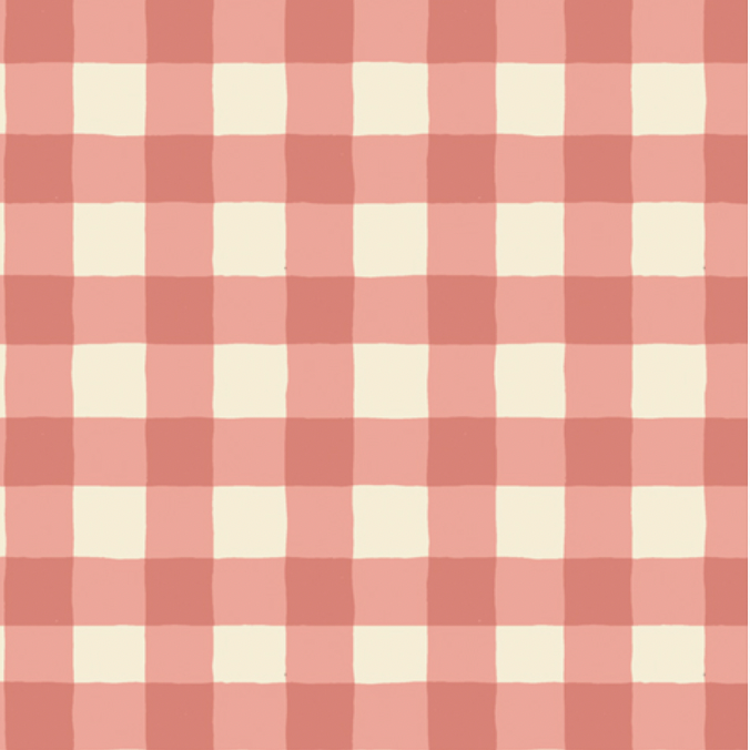 Maureen Cracknell for Art Gallery Fabrics | FLANNEL 'Plaid of My Dreams' Blush AGFF804: PRECUT 1 METRE