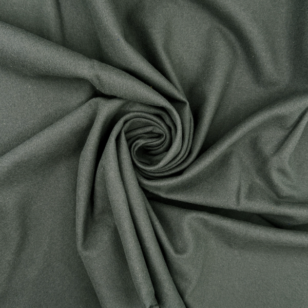 Crafty by Chatham Glyn | Plain Winceyette Brushed Cotton: 110cm wide: PW010 Dark Grey: 3M LENGTH