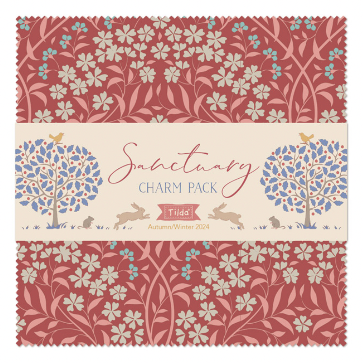 Tilda | The Sanctuary Collection: 5" / 12.5cm Charm Pack 300203: 40pcs