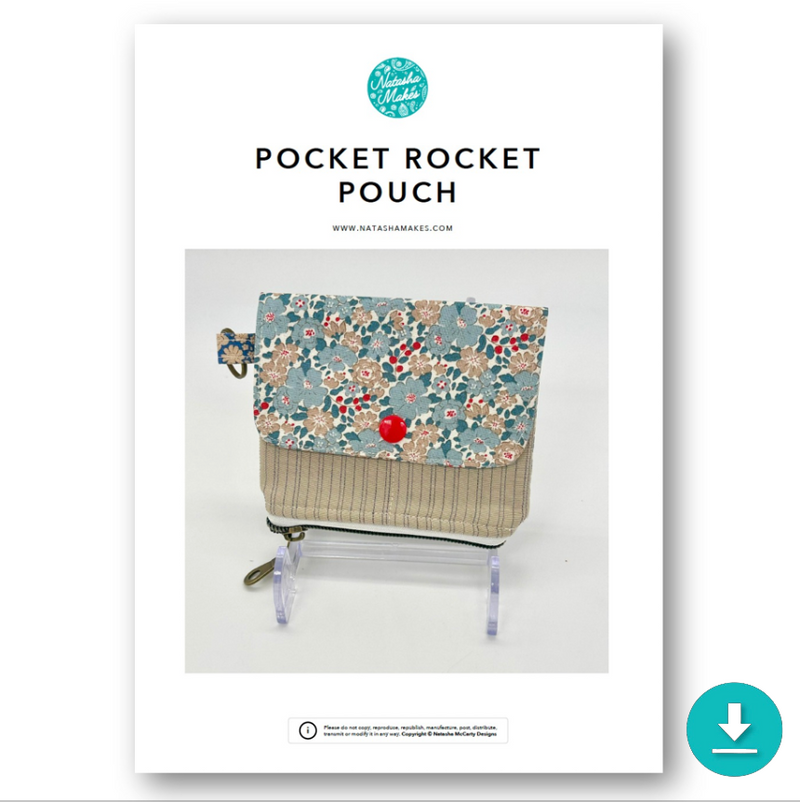 INSTRUCTIONS: Pocket Rocket Pouch: DIGITAL DOWNLOAD