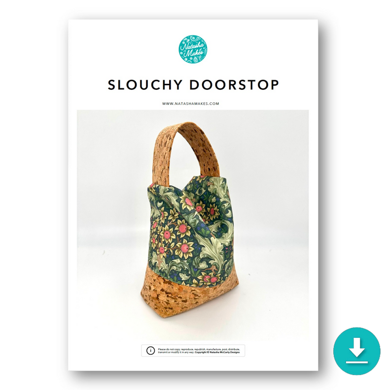 INSTRUCTIONS: Slouchy Doorstop: DIGITAL DOWNLOAD