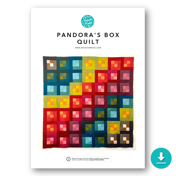 INSTRUCTIONS: Pandora's Box Quilt Pattern: DIGITAL DOWNLOAD