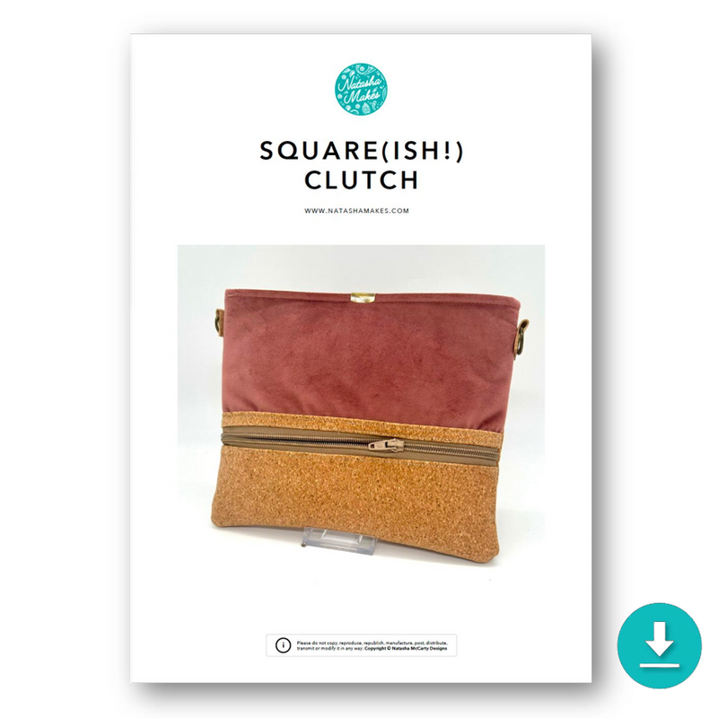 INSTRUCTIONS: Square(ish!) Clutch: DIGITAL DOWNLOAD