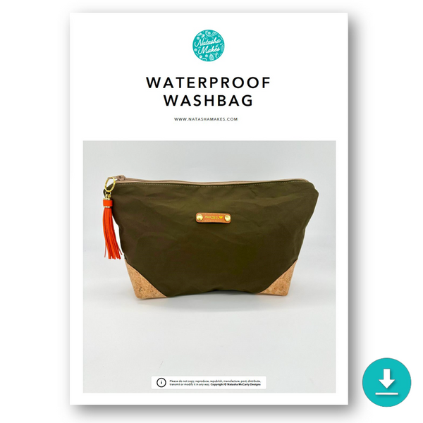 INSTRUCTIONS: Waterproof Washbag: DIGITAL DOWNLOAD